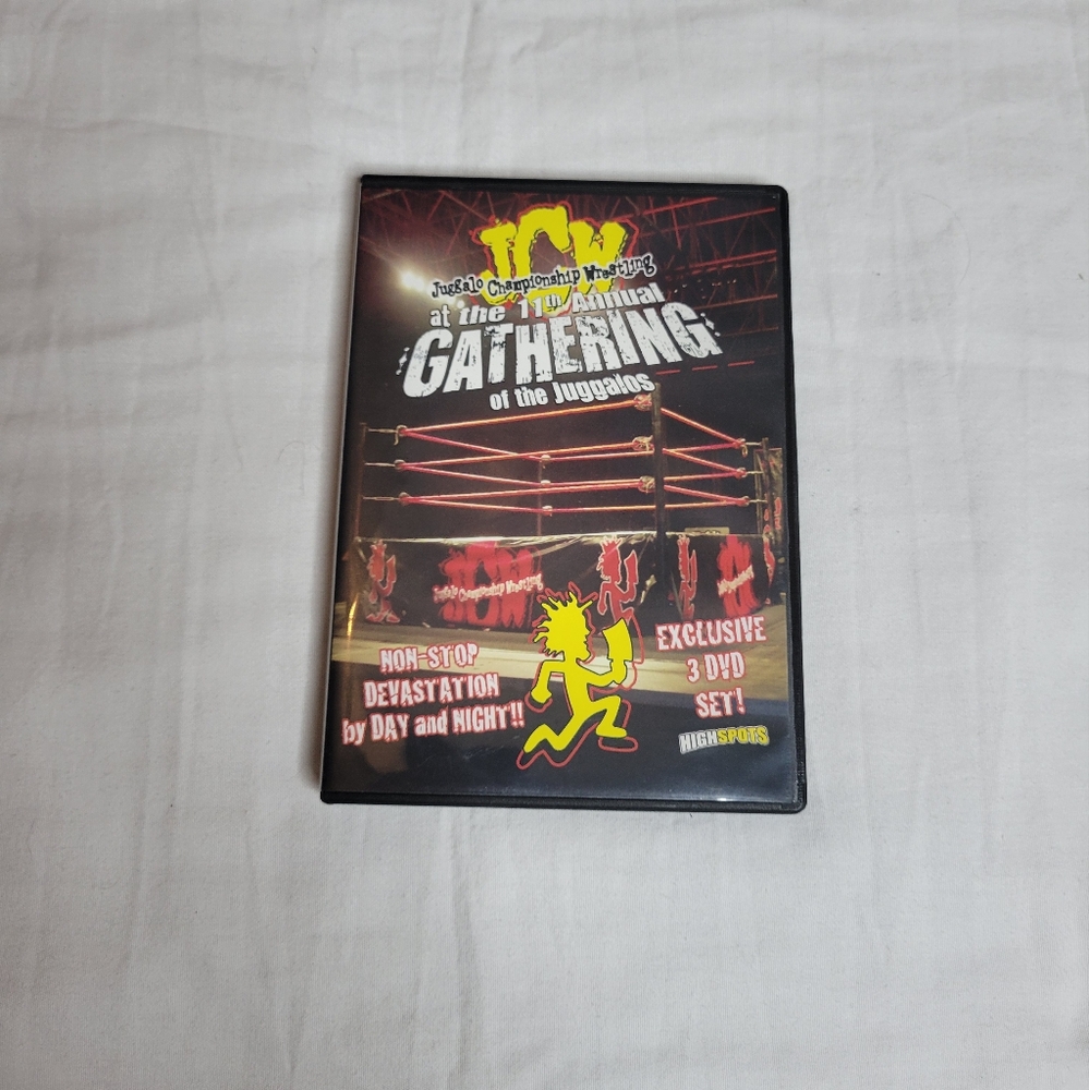Icp 11th annual gathering of the Juggalos Championship Wrestling 3 Dvd Set